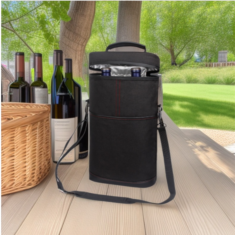 Wine Beer Spirits - Sac isotherme portable pour vin d'extérieur,