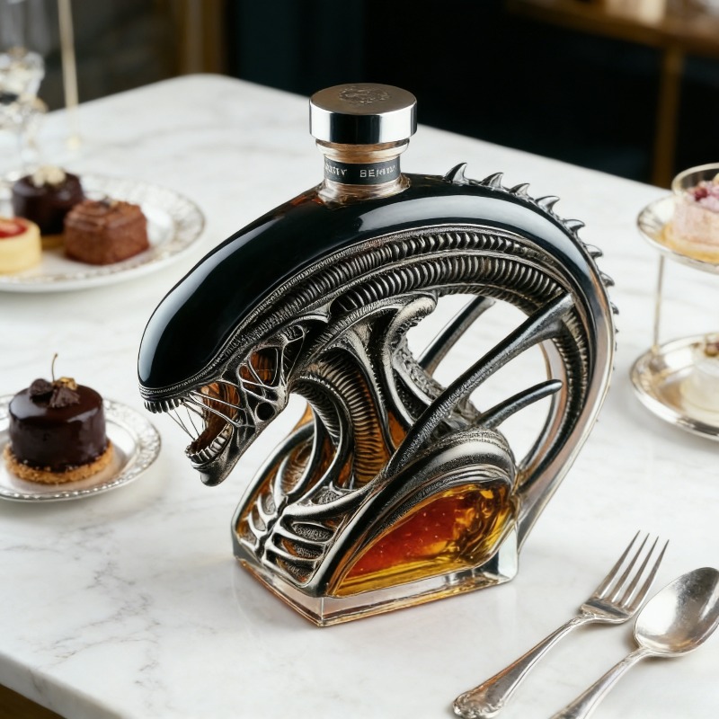 Wine Beer And Spirits - Carafe à whisky en forme d'Alien