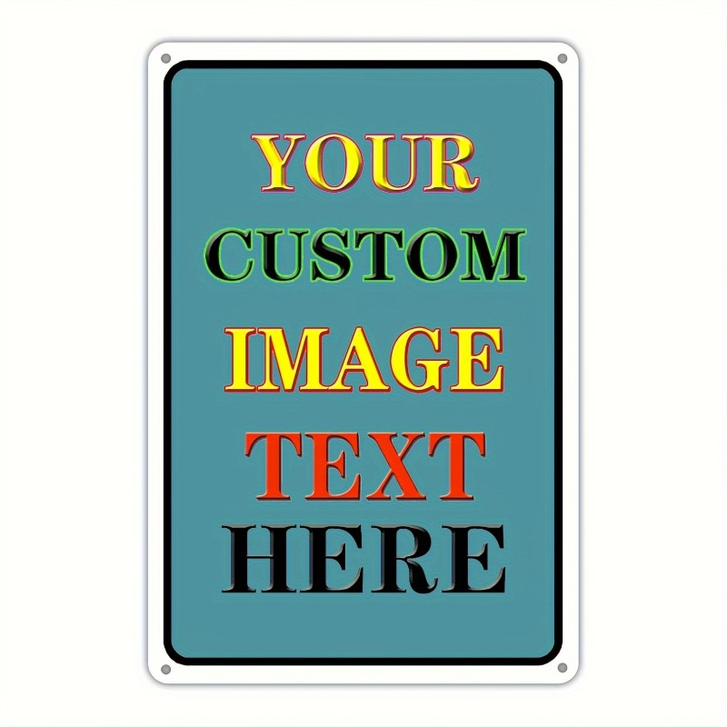 Wine Tag Label - Plaque en fer rectangulaire personnalisée avec