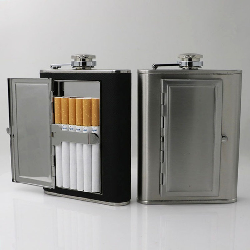 Wine Beer And Spirits - Flacons portables de 5/6oz, ensemble de