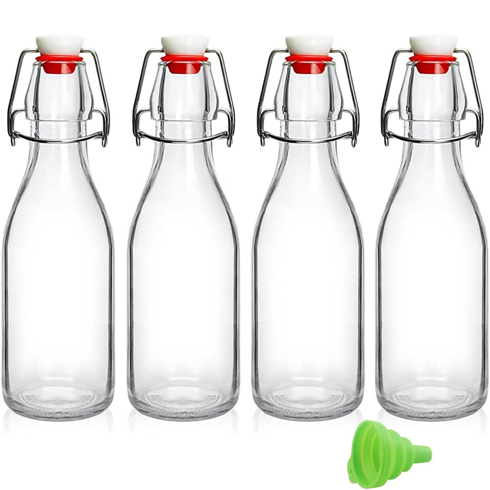 Wine Beer Spirits - Bouteilles en verre à couvercle basculant