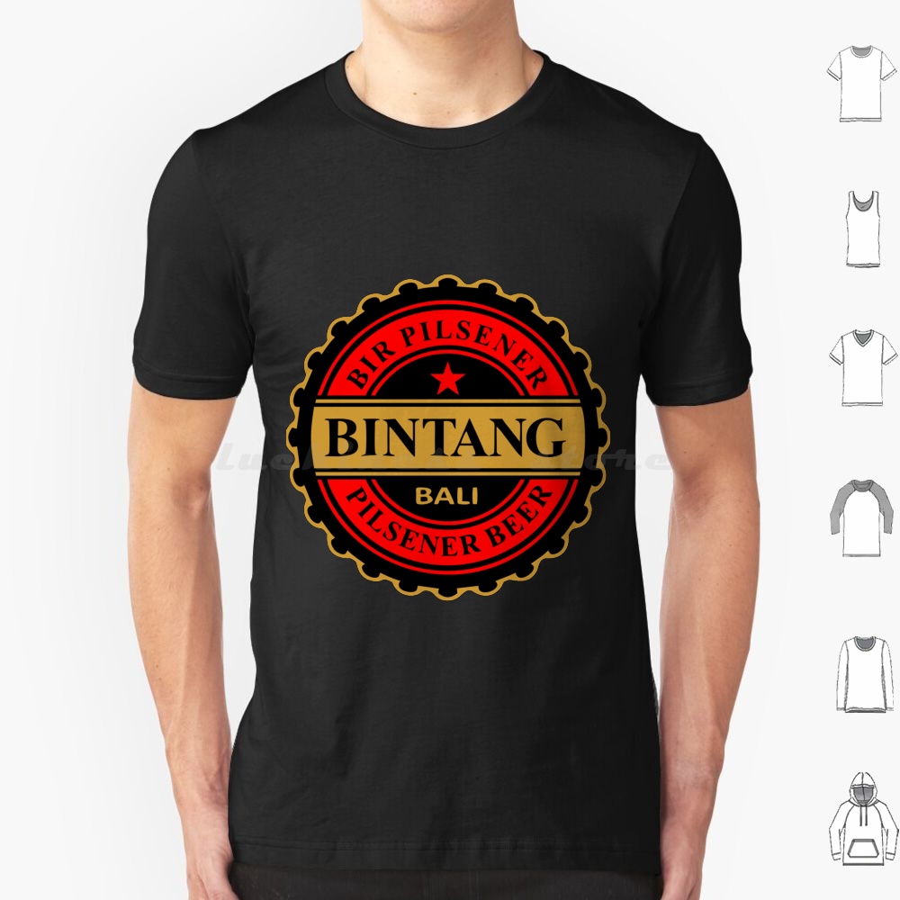 Wine Beer Rum - T-shirt en coton Bintang Pilsener pour
