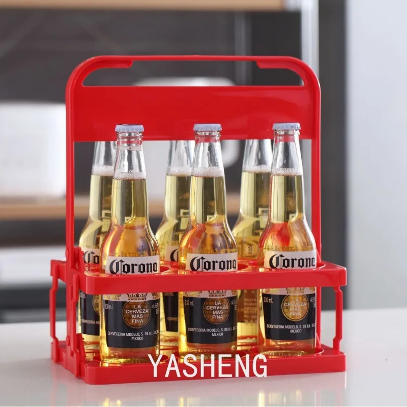 Beer Wine Zone - Refroidisseur à vin pliable en plastique,