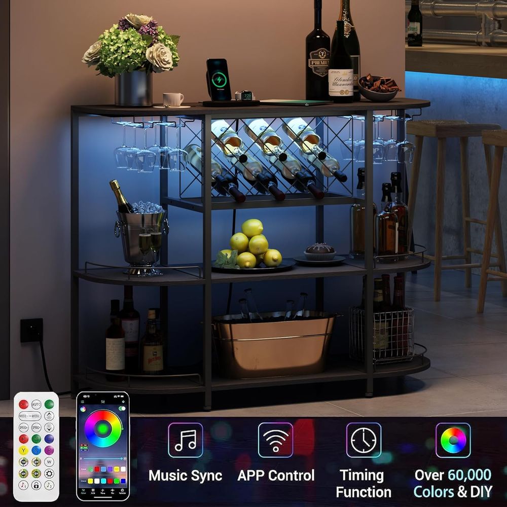Table basse noire à 3 niveaux  - Wine & Beer Shop avis et prix