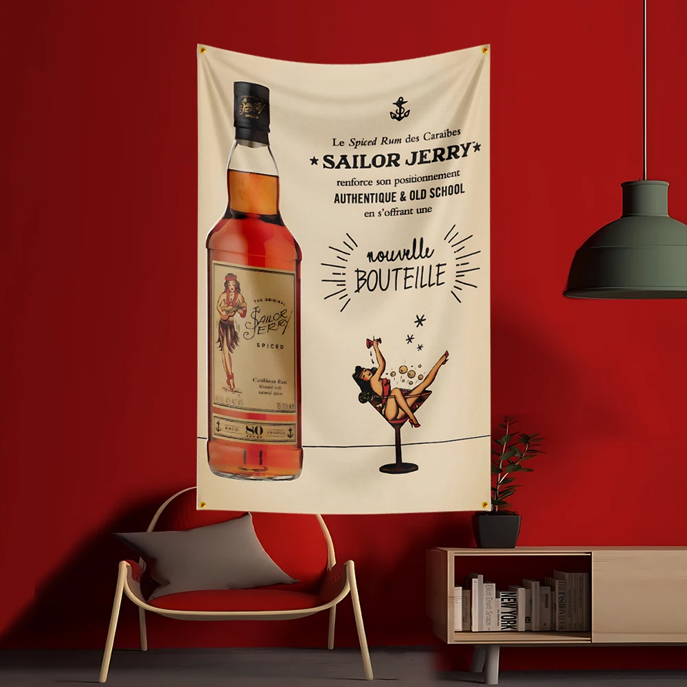 90X150CM s-marin Jerrys rhum d - Wine Beer Rum avis et prix