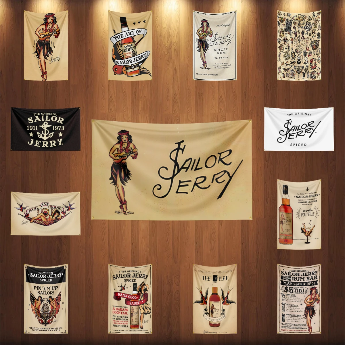 Drapeau en polyester imprimé 3 - Wine Beer Rum avis et prix
