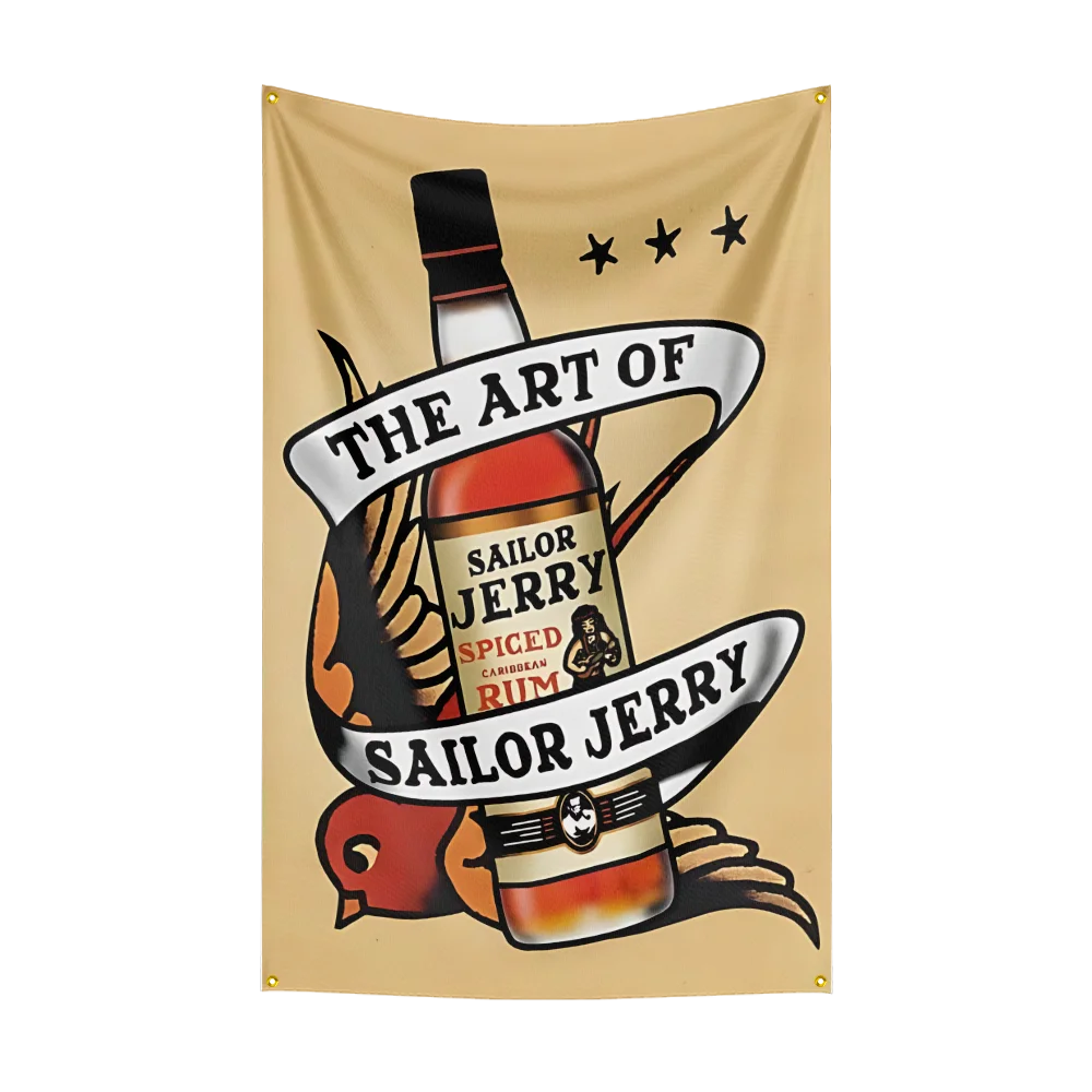 Drapeau en polyester imprimé 3 - Wine Beer Rum avis et prix