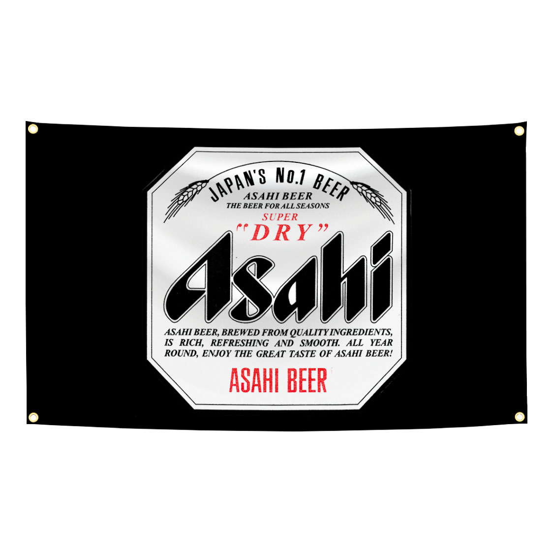 Drapeau de bière A-Asahis 90x1 - Wine Beer Rum avis et prix