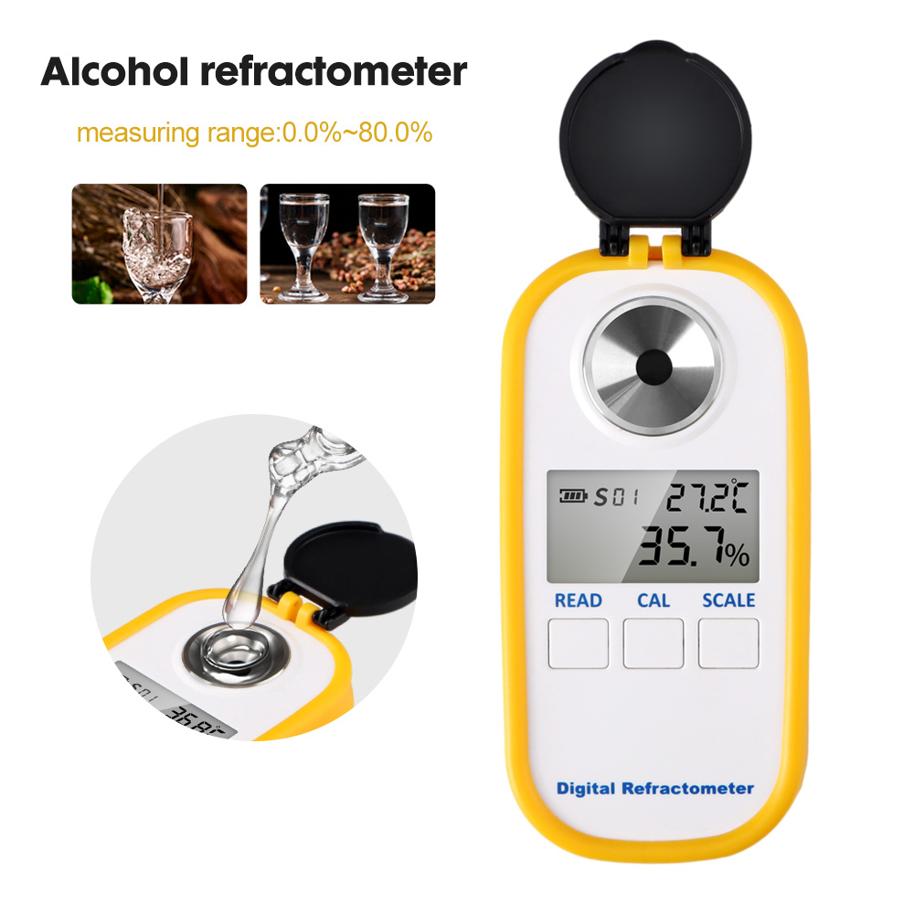 Réfractomètre numérique d'alco - Wine Beer Spirits avis et prix