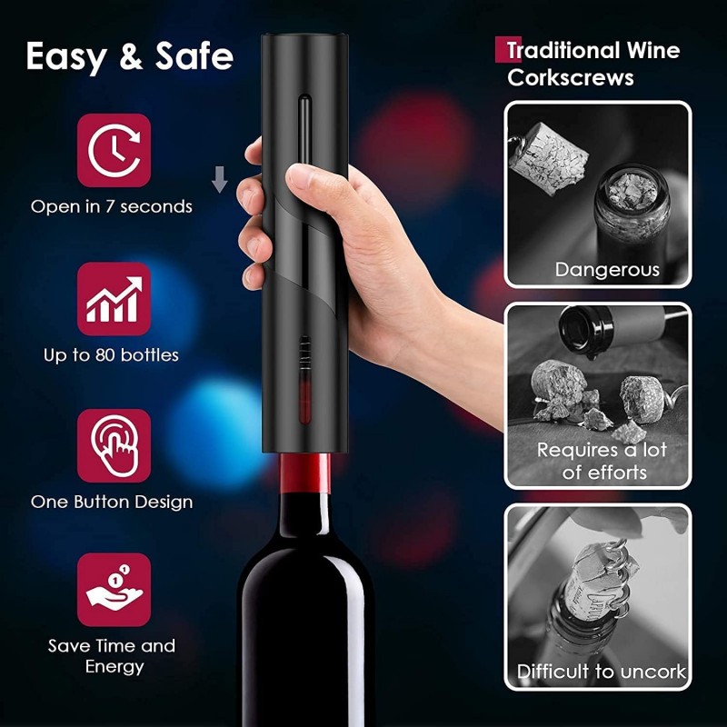 Tire-bouchon électrique automa - Wine Opener Electric avis et prix