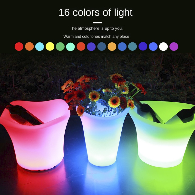 Seau à glace lumineux LED Anti - Wine Beer Cooler Direct avis et prix