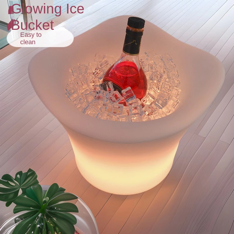 Seau à glace lumineux LED Anti - Wine Beer Cooler Direct avis et prix