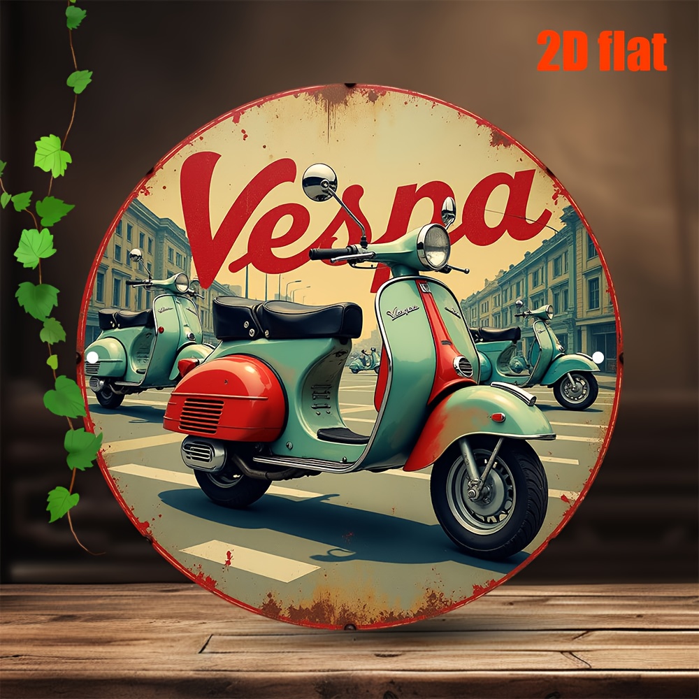 Art mural en métal pour scoote - Wine Tag Label avis et prix