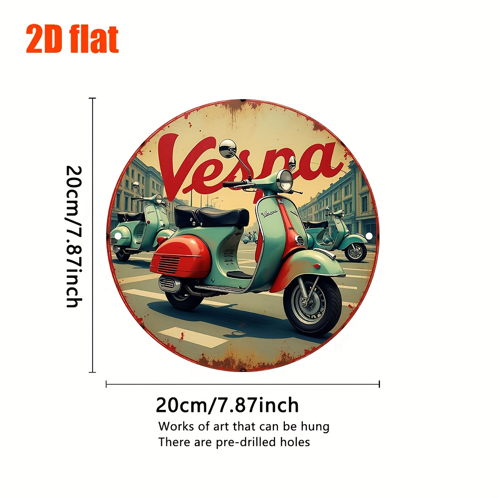 Art mural en métal pour scoote - Wine Tag Label avis et prix