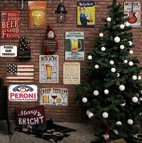 Panneau métallique vintage en  - Wine X Beer avis et prix